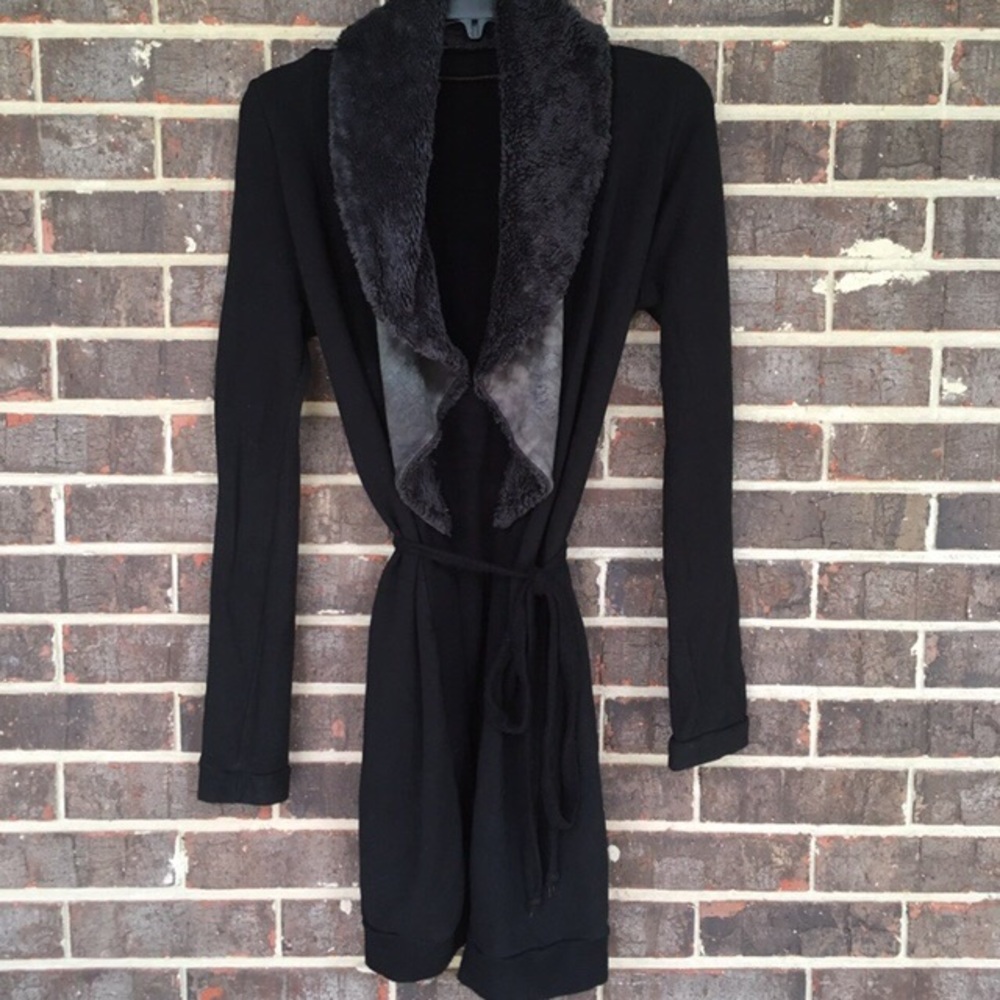 Devi Organics long hemp coat